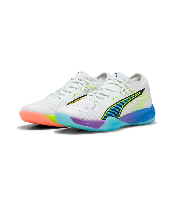Puma Eliminate Nitro SQD 4 Game On Sneakers White/Multicolor 2025