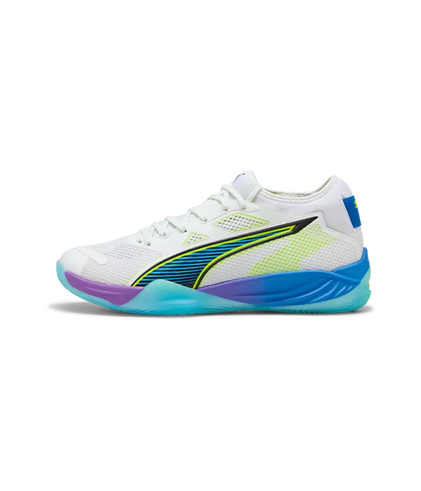 Puma Eliminate Nitro SQD 4 Game On Sneakers White/Multicolor 2025