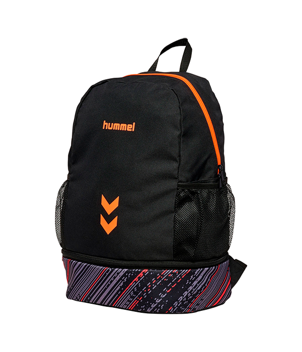 Mochila Hummel hmlBlaze W.sc Negro/Naranja 2025