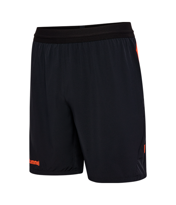 Pantalón corto Hummel hmlBLAZE PRO TRAINING Negro/Naranja 2025