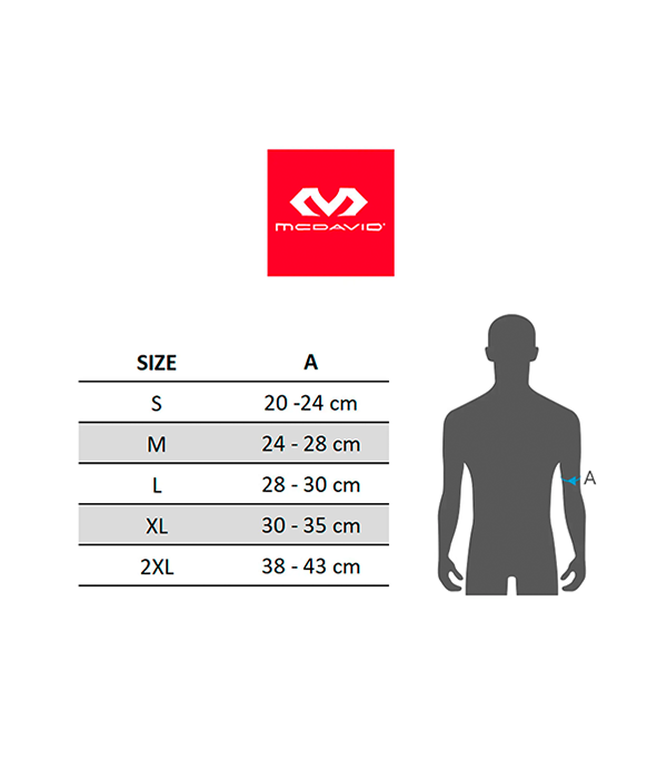 McDavid HEX 651R Black Forearm Sleeve