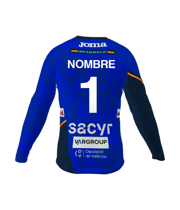 Camiseta Joma España Balonmano Portero Azul 2025