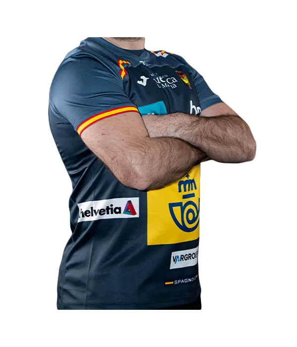 Camiseta Joma España Balonmano Masculino Gris/Negra 2026