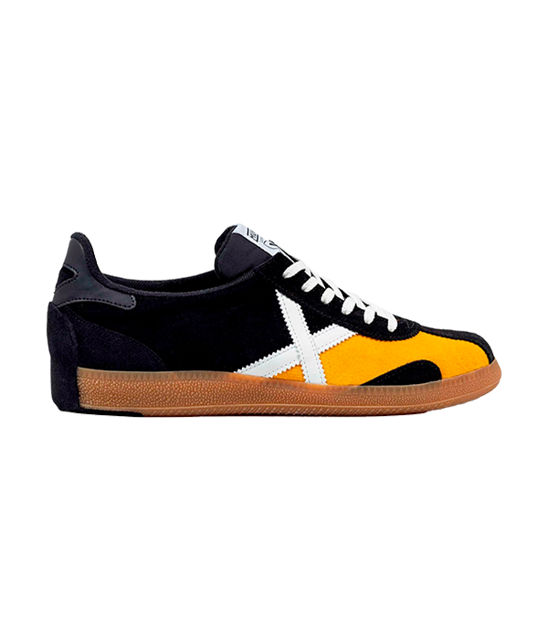 Zapatillas Munich Arquero 29 C/P Negro/Amarillo 2025