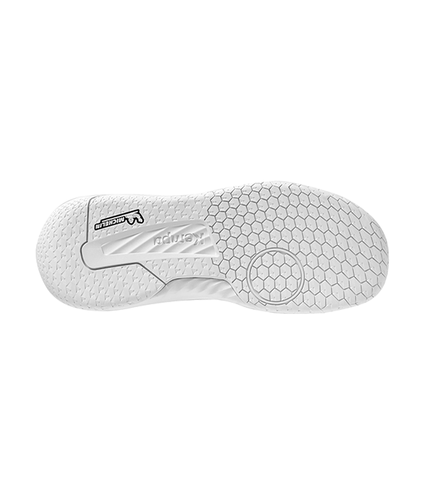 Zapatillas Kempa Kourtfly Jr Blanco/Rojo 2025