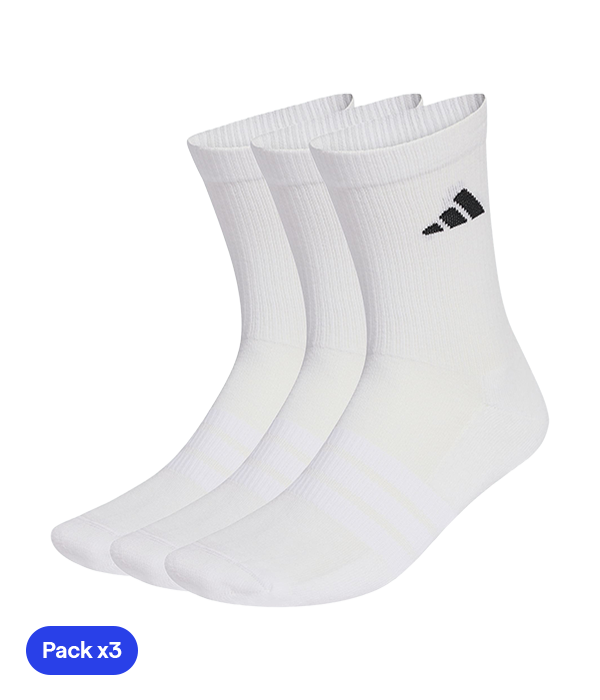 Calcetines Adidas Blanco Logo (x3)