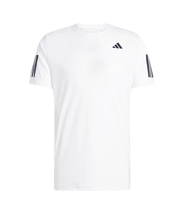 Camiseta Adidas Hombre Club 3STR Blanca 2025