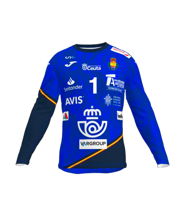 Camiseta Joma España Balonmano Portero Azul 2025