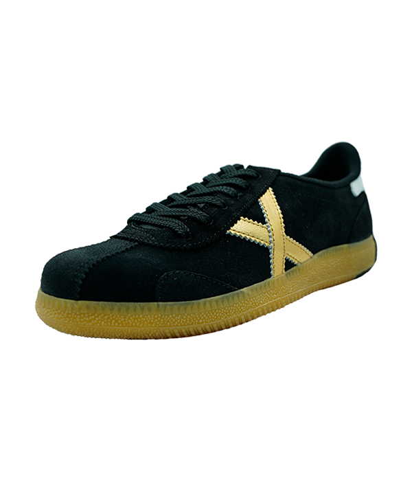 Munich Arquero 111 Sliding Heel Sneakers Black/Gold 2025