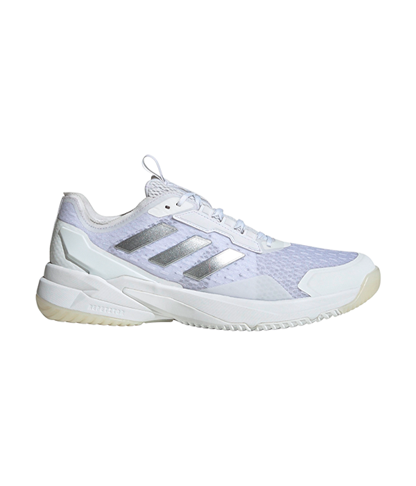Zapatillas Adidas Crazyflight 6 Mujer Blanco/Plata 2025