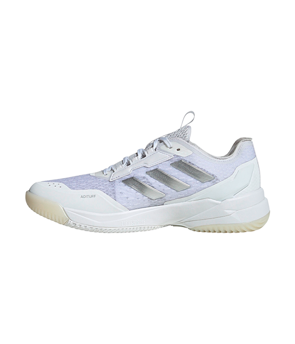 Zapatillas Adidas Crazyflight 6 Mujer Blanco/Plata 2025