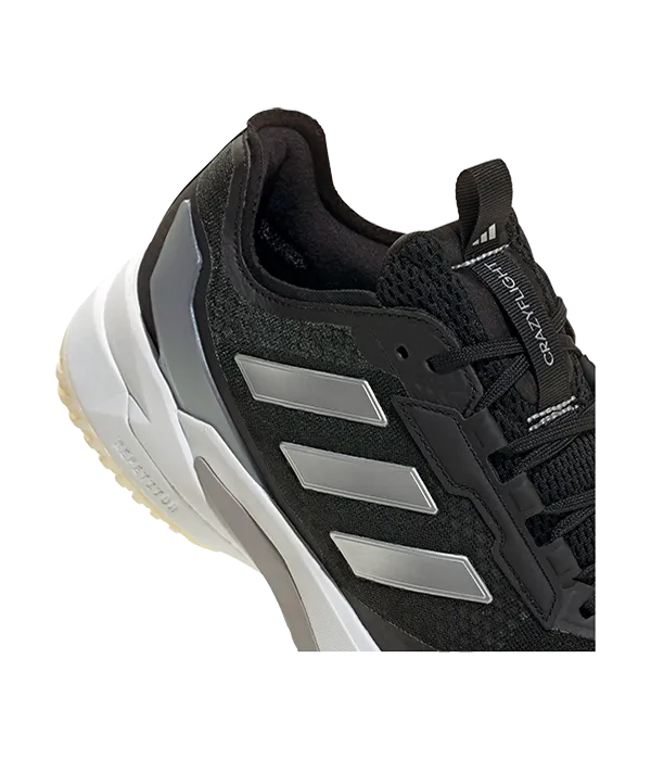 Zapatillas Adidas Crazyflight 6 Negro/Plata 2025 talón