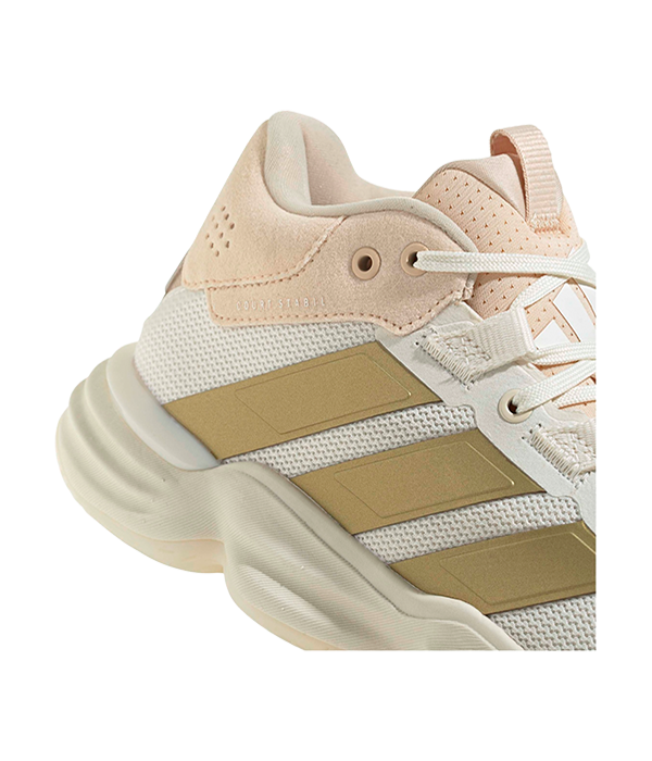 Zapatillas Adidas Court Stabil Beige/Dorado Mujer 2025