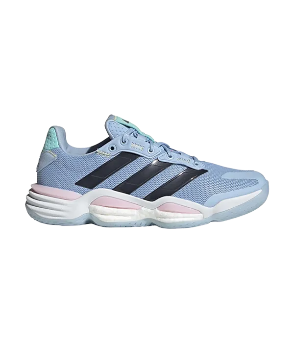 Zapatillas Adidas Stabil 16 Mujer Azul/Rosa 2025