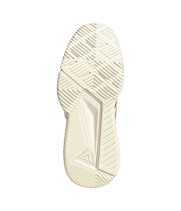 Zapatillas Adidas Court Flight Mujer Beige/Dorado 2025 suela