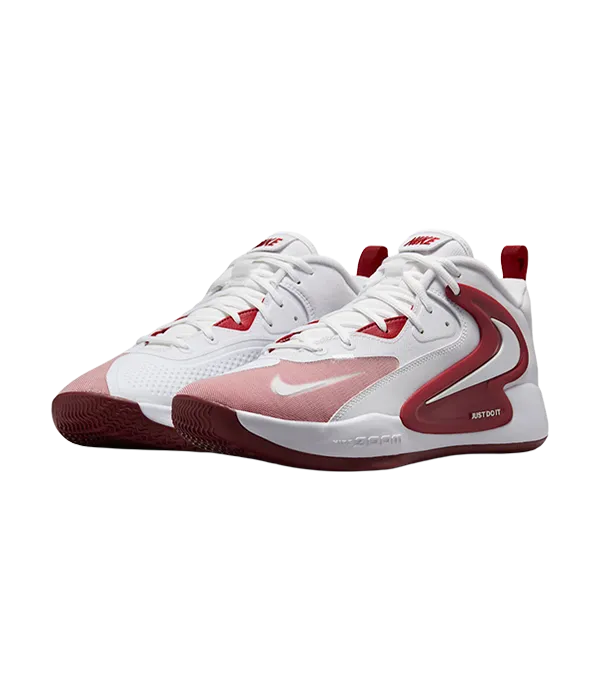 Zapatillas Nike Hyperset 2 Blanco/Rojo 2025
