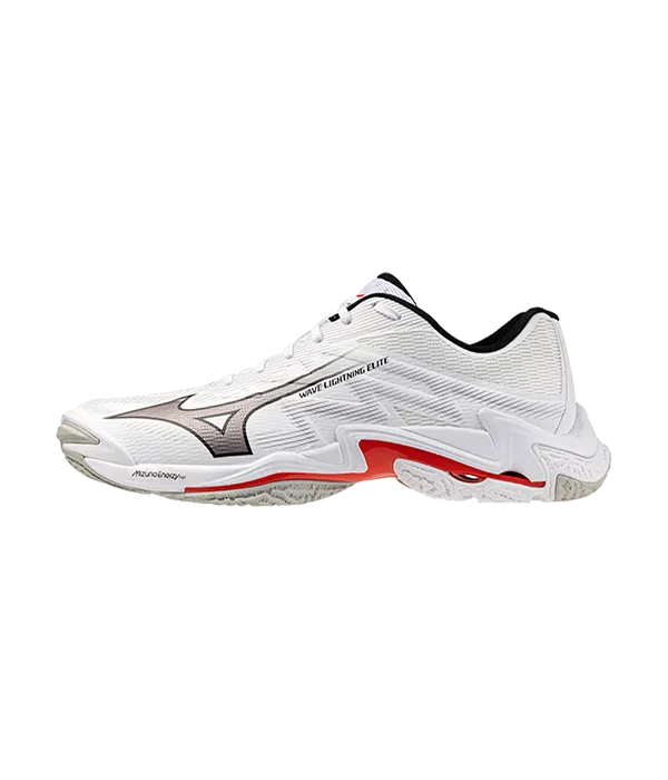 Mizuno Wave Lightning Elite White/Red 2026 Sneakers