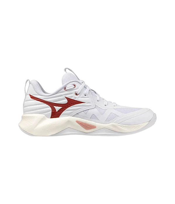 Mizuno Wave Momentum PRO White/Red Women's Sneakers 2026