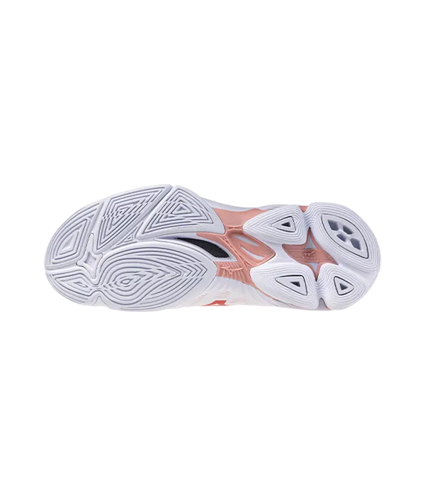 Mizuno Wave Lightning PRO White/Red Women's Sneakers 2026