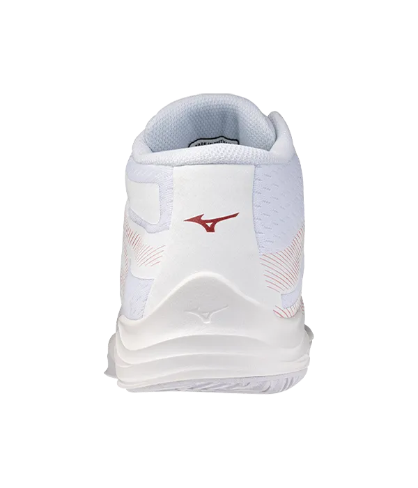 Mizuno Lightning Select MID White/Red Women's Sneakers 2026