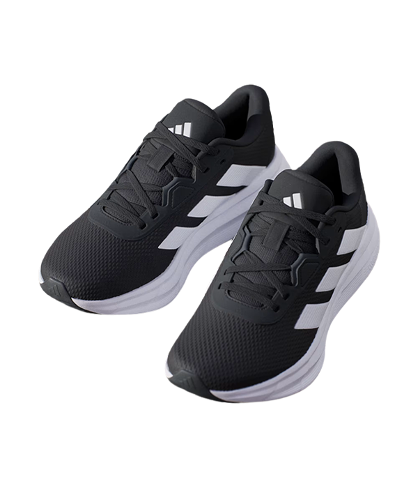 Zapatilla Adidas Running Galaxy 7 Hombre Negro/Blanco 2025