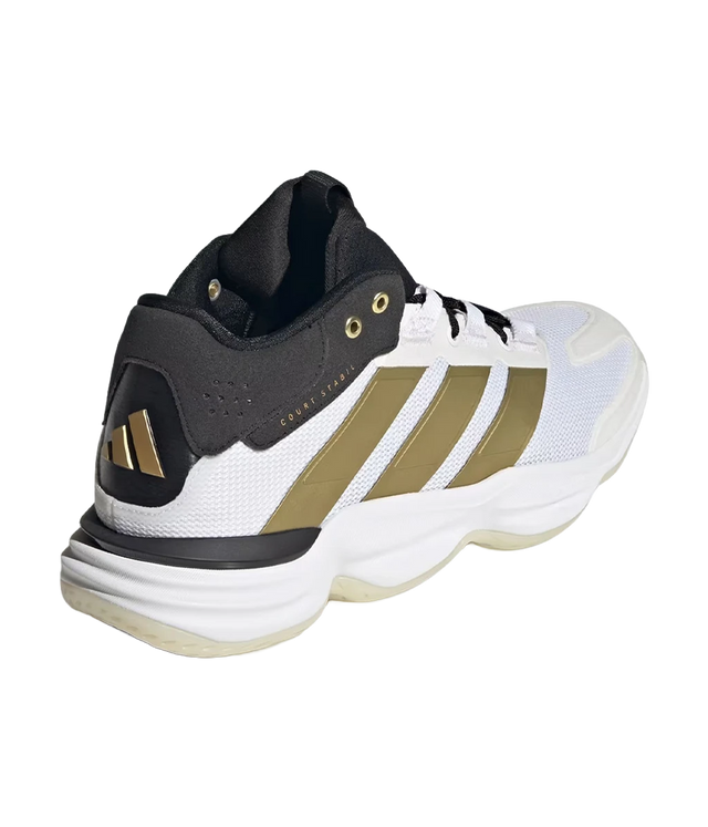 Zapatillas Adidas Courtstabil 2026 Blanco/Dorado