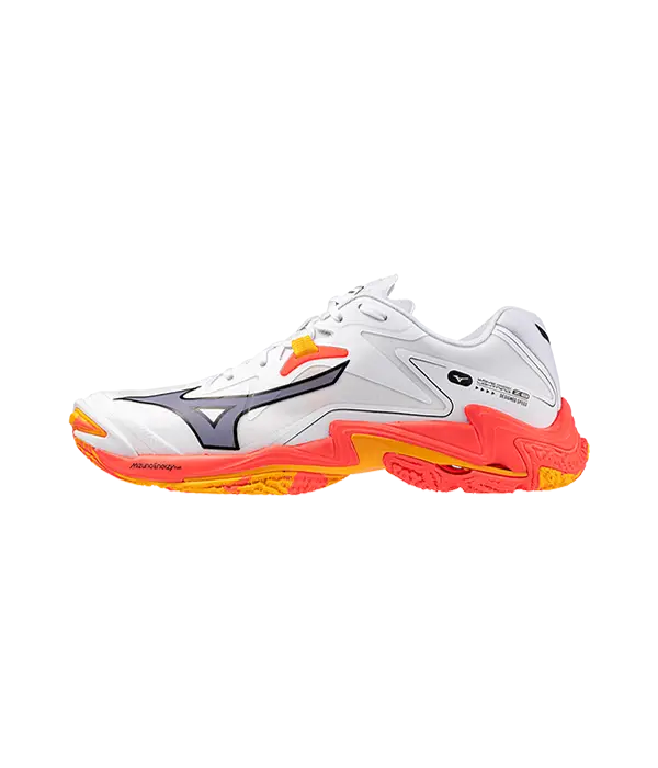 Zapatillas Mizuno Wave Lightning Z8 Blanco/Rojo/Amarillo 2025