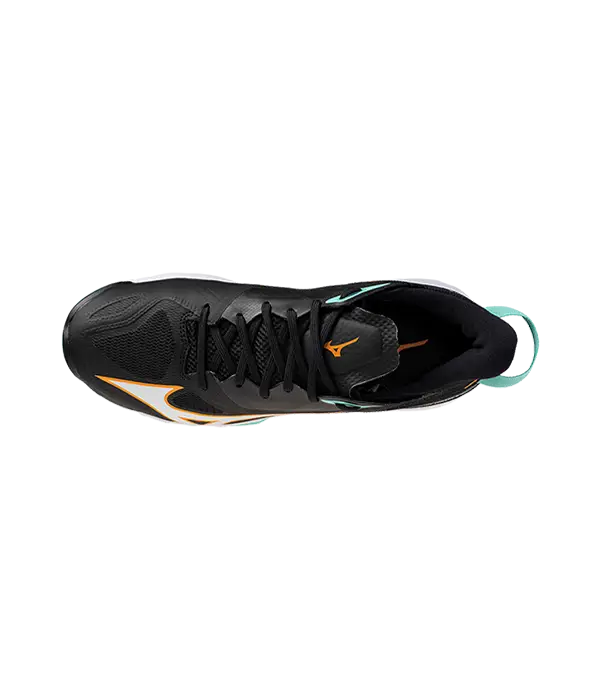 Zapatillas Mizuno Wave Mirage 5 Negro/Naranja/Azul 2025