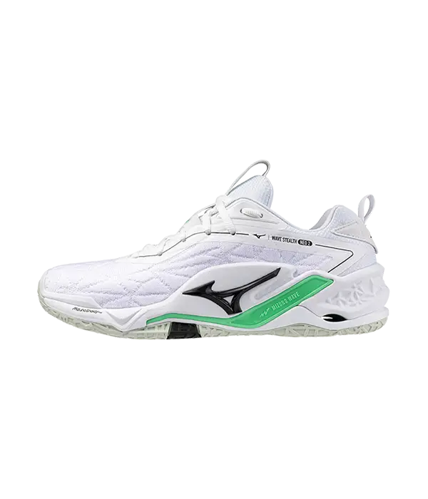 Mizuno Wave Stealth Neo 2 White/Green 2025 Sneakers