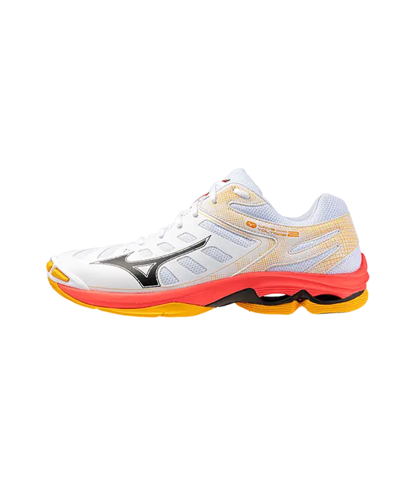 Zapatillas Mizuno Wave Voltage 2 Blanco/Rojo/Amarillo 2025
