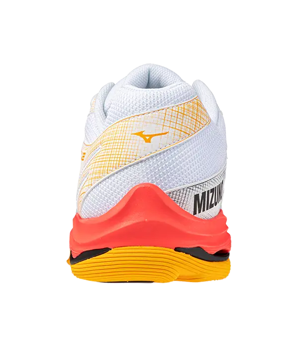 Zapatillas Mizuno Wave Voltage 2 Blanco/Rojo/Amarillo 2025