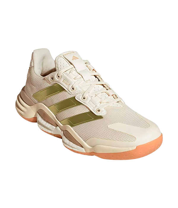 Adidas Stabil 16 Women's Beige/Gold 2025 Shoes