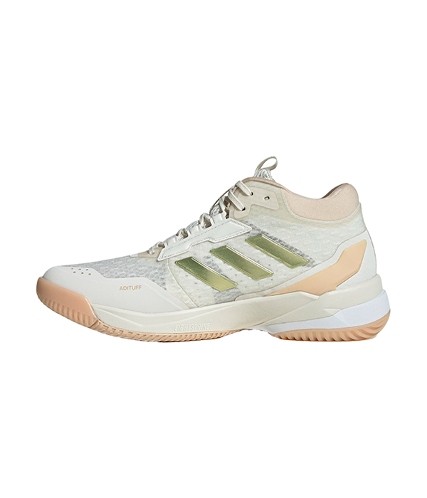 Adidas Crazyflight 6 Mid Women's Beige/Gold 2025 Shoes