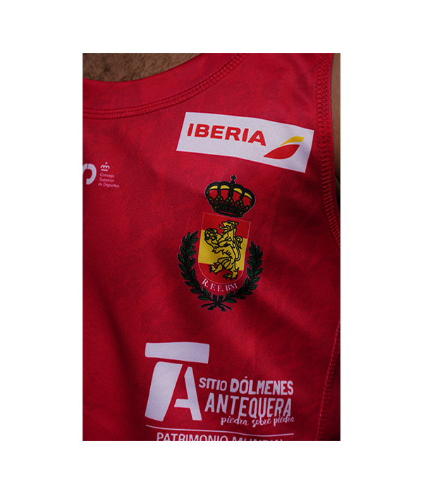 Camiseta Joma España Balonmano Masculino Playa Roja 2025