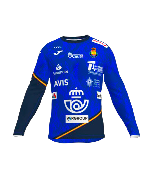 Camiseta Joma España Balonmano Portero Azul 2025