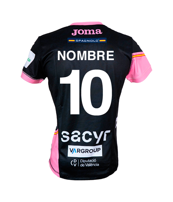 Camiseta Joma España Balonmano Femenino Negra 2025