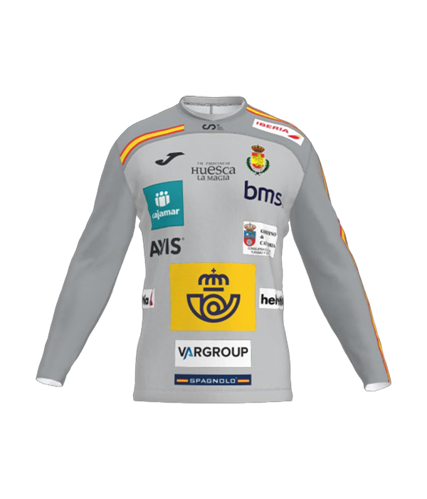 Camiseta Joma España Balonmano Portero Gris 2026