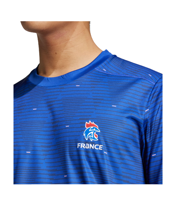 Adidas France Training Shirt Blue 2025