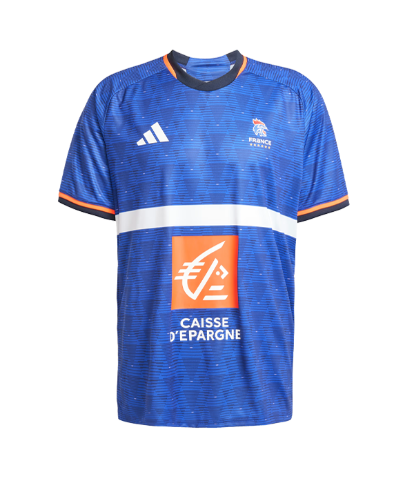 Camiseta Oficial Adidas Francia Balonmano Azul 2025