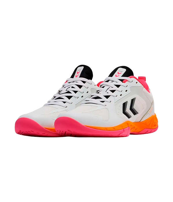 Zapatillas Hummel Speed Court Blanco/Rosa 2025
