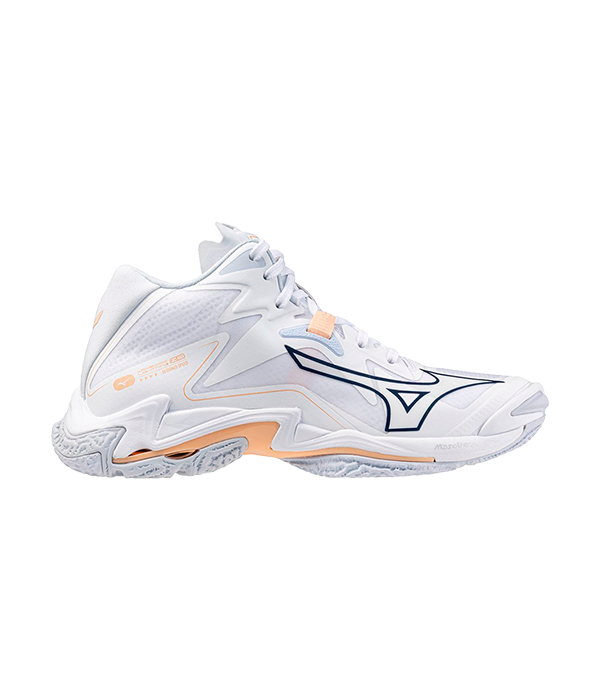 Zapatillas Mizuno Wave Lightning Z8 Mid Blanco/Coral Women