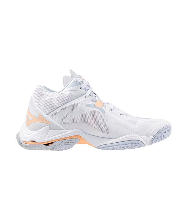 Zapatillas Mizuno Wave Lightning Z8 Mid Blanco/Coral Women