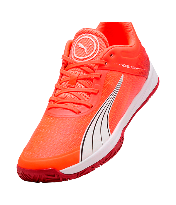Zapatillas Puma Accelerate Turbo Naranja Fluor 2025