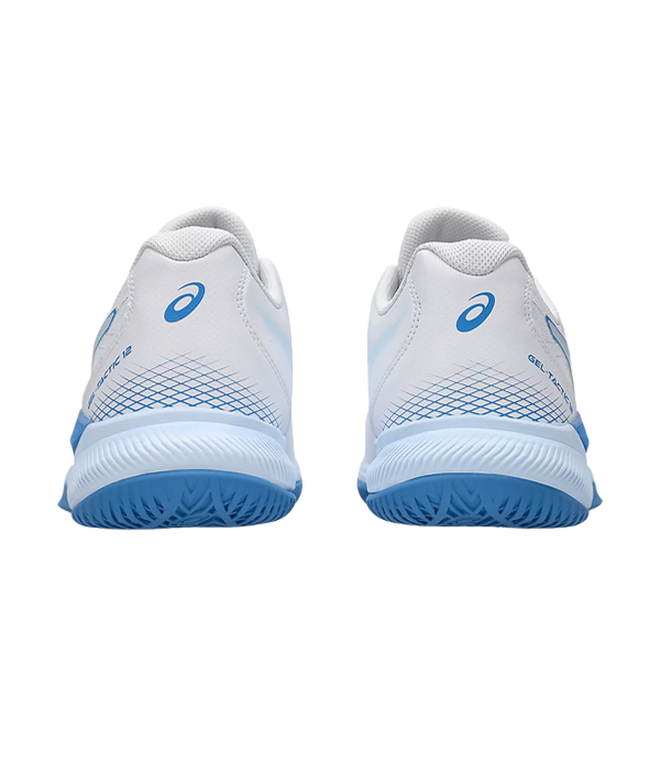 Zapatillas Asics Gel-Tactic 12 Women White/Light Blue 2025