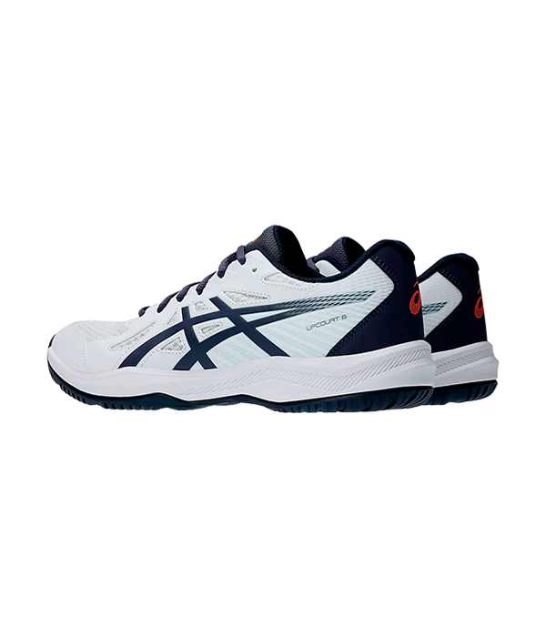 Zapatillas Asics Upcourt 6 Blanca/azul 2025