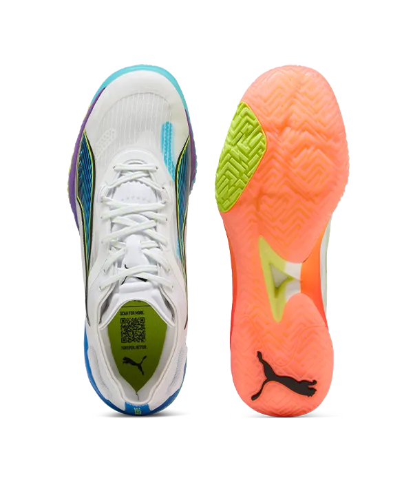 Zapatillas Puma Accelerate Nitro SQD 4 Game On Blanco/Multicolor 2025