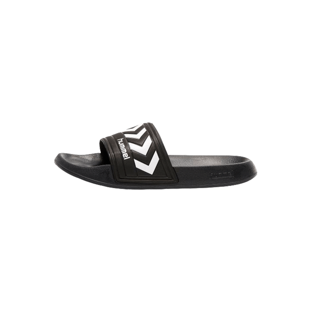 Black Hummel Larsen flip flops