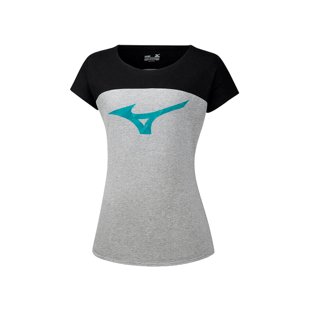 Camiseta Mizuno Heritage Tee Women Gris