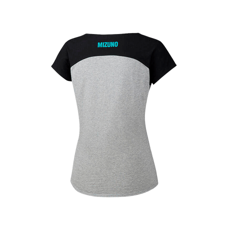 Camiseta Mizuno Heritage Tee Women Gris