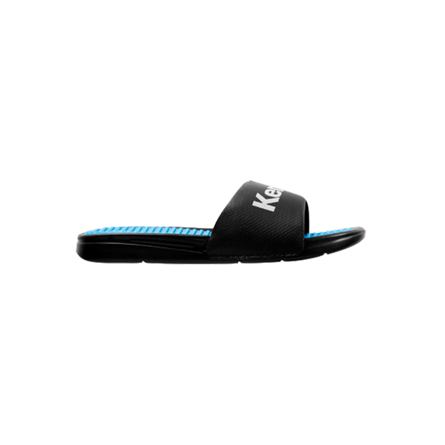 Kempa blue/black flip flops